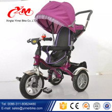 Kids tricycle toys 4 in 1 trike for sale/3 wheels kids plastic tricyle/factory price kids tricycle online